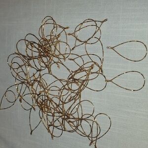 Gold Plated Hoop Earring NWOT